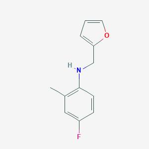 4-fluoro-N-(furan-2-ylmethyl)-2-methylanilineͼƬ