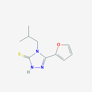 5-(furan-2-yl)-4-(2-methylpropyl)-4H-1,2,4-triazole-3-thiolͼƬ