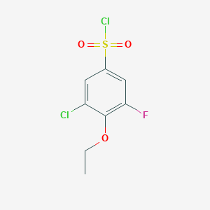 3-Chloro-4-ethoxy-5-fluorobenzenesulfonyl chlorideͼƬ