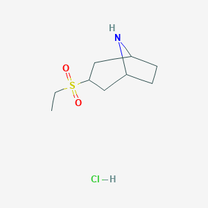 3-(ethanesulfonyl)-8-azabicyclo[3,2,1]octane hydrochloride图片