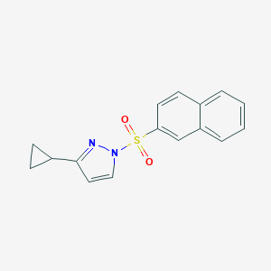 3-cyclopropyl-1-(2-naphthylsulfonyl)-1H-pyrazoleͼƬ