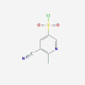 5-cyano-6-methylpyridine-3-sulfonyl chlorideͼƬ