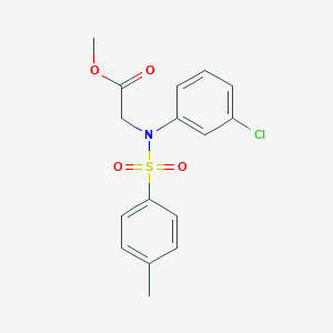 Methyl N-(3-chlorophenyl)-N-[(4-methylphenyl)sulfonyl]glycinateͼƬ