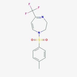 1-[(4-methylphenyl)sulfonyl]-5-(trifluoromethyl)-2,3-dihydro-1H-1,4-diazepineͼƬ