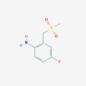 4-Fluoro-2-(methanesulfonylmethyl)anilineͼƬ