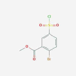 methyl 2-bromo-5-(chlorosulfonyl)benzoateͼƬ