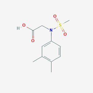 N-(3,4-Dimethylphenyl)-N-(methylsulfonyl)-glycineͼƬ