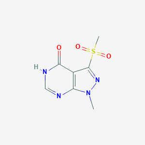 3-Methanesulfonyl-1-methyl-1H,4H,5H-pyrazolo[3,4-d]pyrimidin-4-oneͼƬ