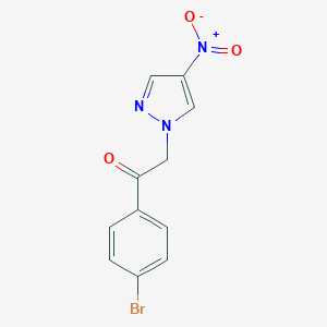 1-(4-bromophenyl)-2-(4-nitro-1H-pyrazol-1-yl)ethan-1-oneͼƬ