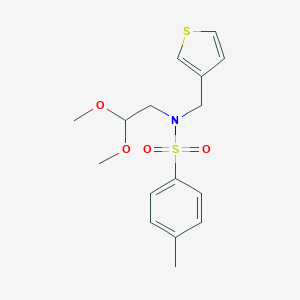 N-(2,2-Dimethoxyethyl)-4-methyl-N-(3-thienylmethyl)benzenesulfonamideͼƬ