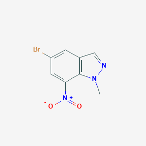 5-Bromo-1-methyl-7-nitro-1H-indazoleͼƬ