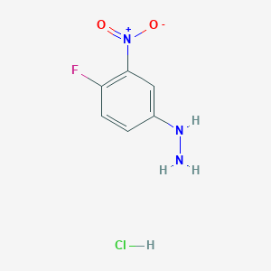 (4-Fluoro-3-nitrophenyl)hydrazine HydrochlorideͼƬ