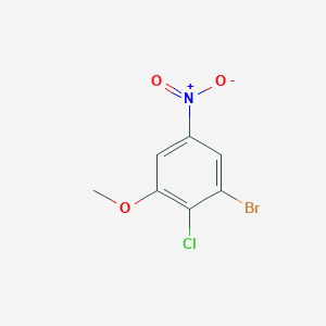 3-Bromo-2-chloro-5-nitroanisoleͼƬ