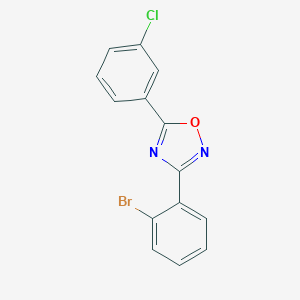 3-(2-Bromophenyl)-5-(3-chlorophenyl)-1,2,4-oxadiazoleͼƬ