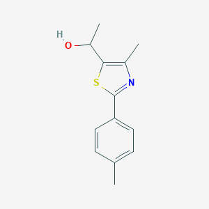 1-[4-methyl-2-(4-methylphenyl)-1,3-thiazol-5-yl]ethan-1-ol图片