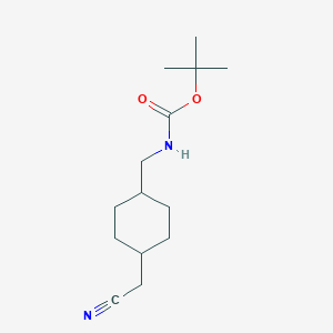 TRANS-4-N-BOC-AMINOMETHYL-1-CYCLOHEXANE ACETONITRILEͼƬ