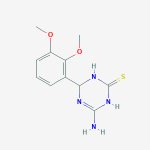 4-Amino-6-(2,3-dimethoxyphenyl)-1,6-dihydro-1,3,5-triazine-2-thiolͼƬ