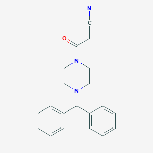 3-[4-(Diphenylmethyl)piperazin-1-yl]-3-oxopropanenitrileͼƬ