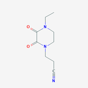 3-(4-Ethyl-2,3-dioxopiperazin-1-yl)propanenitrileͼƬ