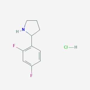 2-(2,4-Difluorophenyl)pyrrolidine HydrochlorideͼƬ