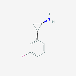 (1R,2S)-2-(3-Fluorophenyl)cyclopropanamineͼƬ