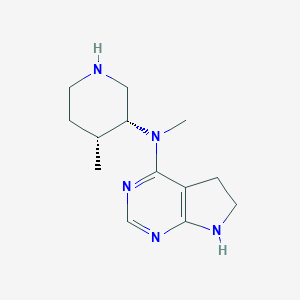 N-Methyl-N-((3R,4R)-4-methylpiperidin-3-yl)-6,7-dihydro-5H-pyrrolo[2,3-d]pyrimidin-4-amineͼƬ