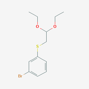 1-Bromo-3-(2,2-diethoxyethylsulfanyl)benzeneͼƬ