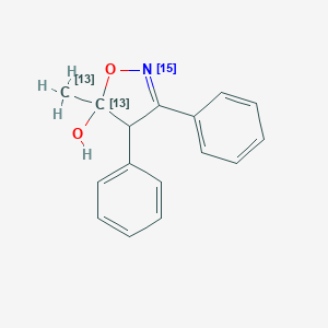 4,5-Dihydro-5-methyl-3,4-diphenyl-5-isoxazolol-13C2,15NͼƬ