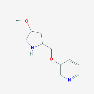 3-[(4-methoxypyrrolidin-2-yl)methoxy]pyridineͼƬ