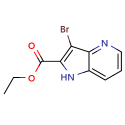 3-Bromo-1H-pyrrolo[3,2-B]pyridine-2-carboxylicacidethylester图片