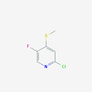 2-Chloro-5-fluoro-4-(methylthio)pyridineͼƬ