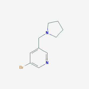 3-Bromo-5-(pyrrolidin-1-ylmethyl)pyridine图片