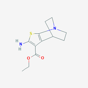 ethyl 2-amino-5,6-dihydro-4H-4,7-ethanothieno[2,3-b]pyridine-3-carboxylateͼƬ