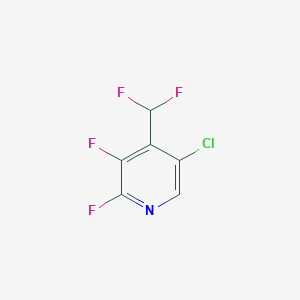 5-Chloro-4-(difluoromethyl)-2,3-difluoropyridineͼƬ