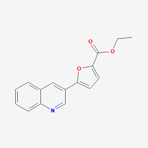 Ethyl 5-(3-quinolyl)-2-furoate图片