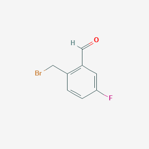 2-(Bromomethyl)-5-fluorobenzaldehydeͼƬ