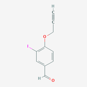 3-Iodo-4-(prop-2-yn-1-yloxy)benzaldehyde图片