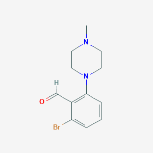 2-Bromo-6-(4-methylpiperazino)benzaldehydeͼƬ