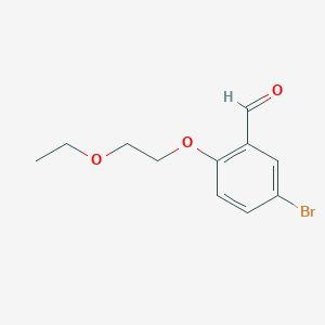 5-Bromo-2-(2-ethoxyethoxy)benzaldehydeͼƬ