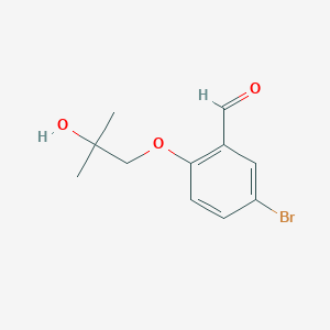 5-Bromo-2-(2-hydroxy-2-methylpropoxy)benzaldehydeͼƬ