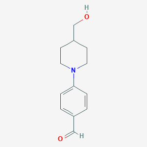 4-[4-(hydroxymethyl)piperidin-1-yl]benzaldehydeͼƬ