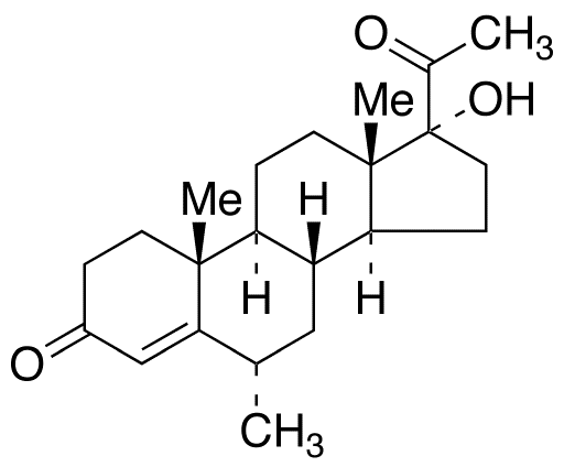 Pregn-4-ene-3,20-dione,17-hydroxy-6-alpha-methyl-ͼƬ