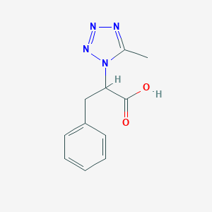 2-(5-Methyl-1H-1,2,3,4-tetrazol-1-yl)-3-phenylpropanoic AcidͼƬ