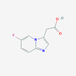 2-{6-fluoroimidazo[1,2-a]pyridin-3-yl}acetic acidͼƬ