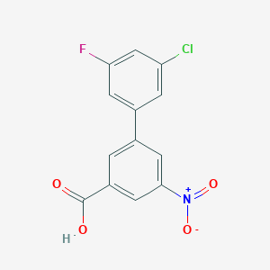 3-(3-Chloro-5-fluorophenyl)-5-nitrobenzoic acidͼƬ