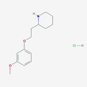 3-Methoxyphenyl 2-(2-piperidinyl)ethyl etherhydrochlorideͼƬ