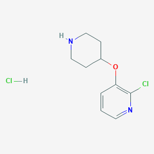 2-Chloro-3-pyridinyl 4-piperidinyl etherhydrochloride图片