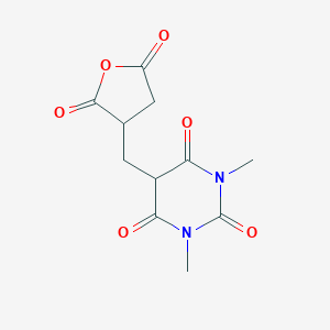 5-[(2,5-dioxotetrahydro-3-furanyl)methyl]-1,3-dimethyl-2,4,6(1H,3H,5H)-pyrimidinetrioneͼƬ