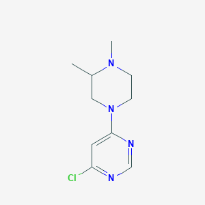 4-Chloro-6-(3,4-dimethylpiperazin-1-yl)pyrimidine图片