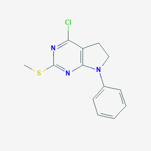 4-Chloro-6,7-dihydro-2-(methylthio)-7-phenyl-(5H)-pyrrolo[2,3-d]pyrimidine 95+%ͼƬ